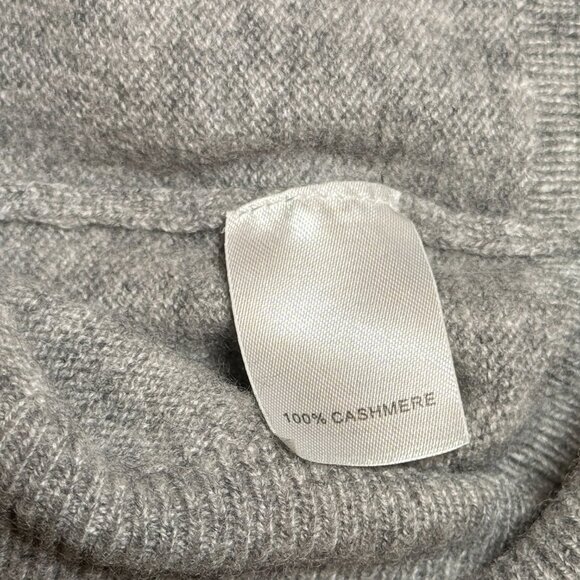 Halogen 100% Cashmere Gray Crewneck Sweater Women’s Size Small - Picture 9 of 9